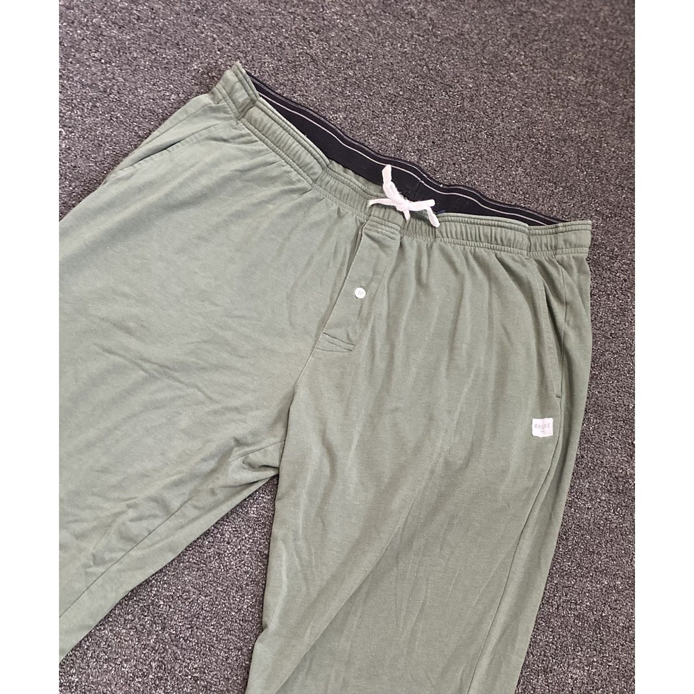 Rhone Element Lounge Pajama Pants‎ Green Mens Size XL Athleisure Cotton Stretch